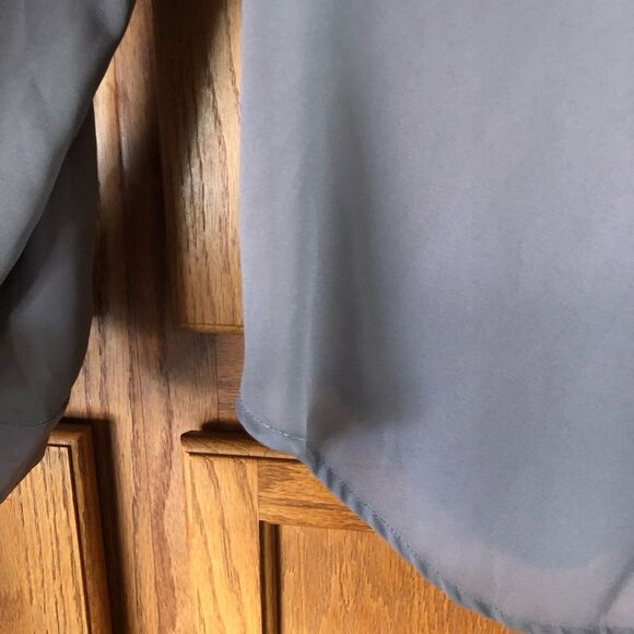 Revolve Krisa Women’s Surplice Back Chiffon Long Sleeve Blouse - M - Picture 8 of 14